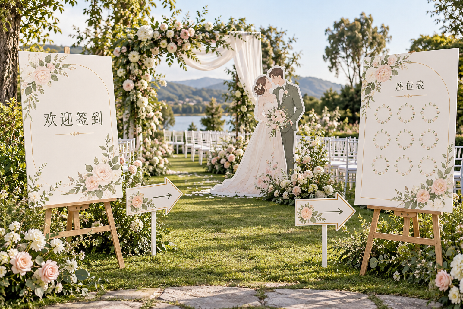 户外草坪婚礼